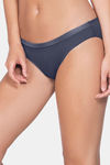 Amante Low Rise Three-Fourth Coverage Bikini Panty - Odessey Gray — thumbnail 2